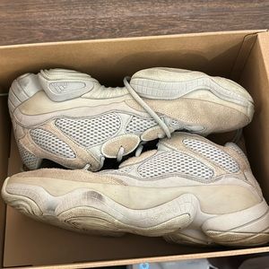 Size 10.5 Yeezy 500 in Salt